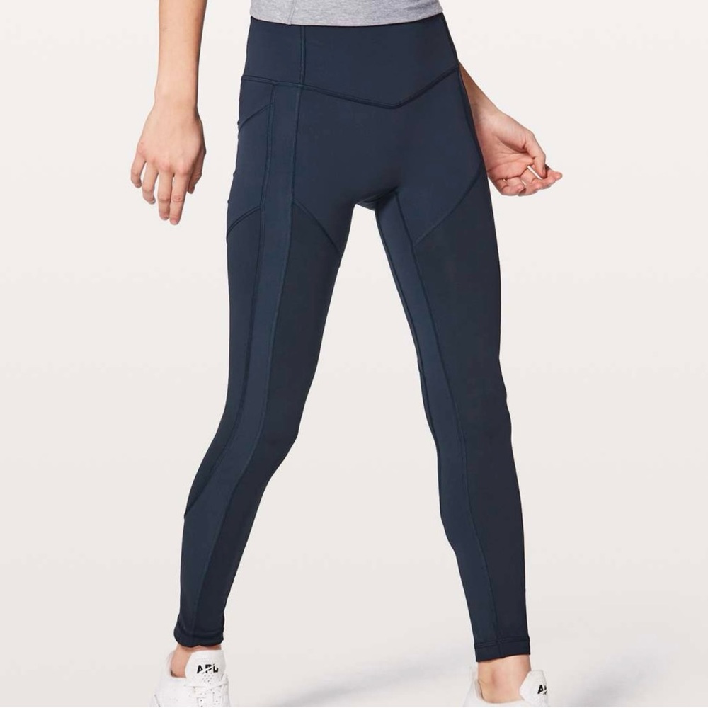 Lululemon All the Right Places High Rise Leggings 4 Navy